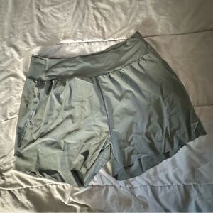 Gymshark BI484 Grey High Waist Active Shorts XL Recycled Nylon